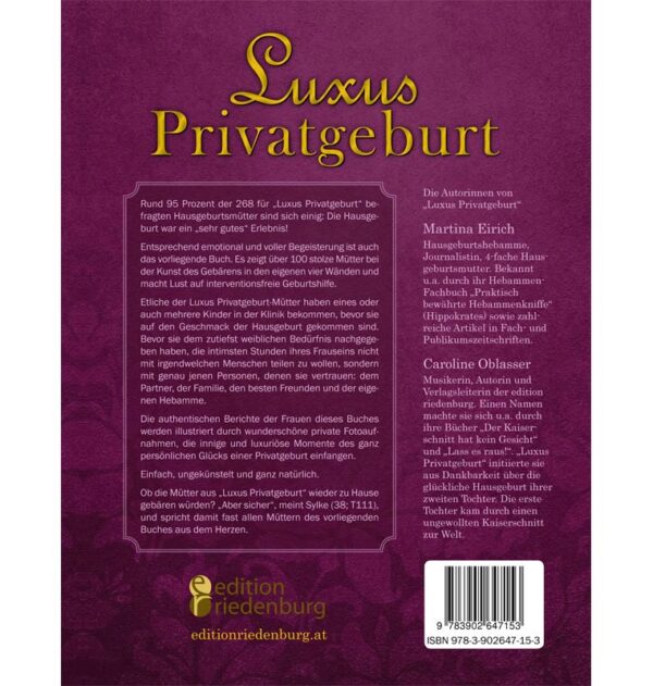 Luxus Privatgeburt