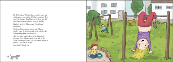 Wilma und die Windpocken - Das Bilder-Erzählbuch (Innenansicht)