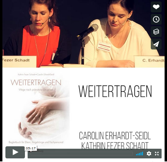 „Weitertragen – Wege nach pränataler Diagnose“ jetzt mit Hörprobe auf Vimeo