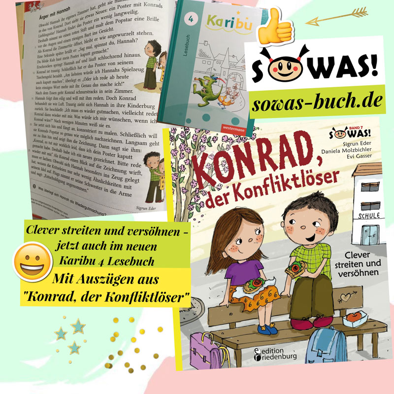 Konrad, der Konfliktlöser in „Karibu 4 Lesebuch“