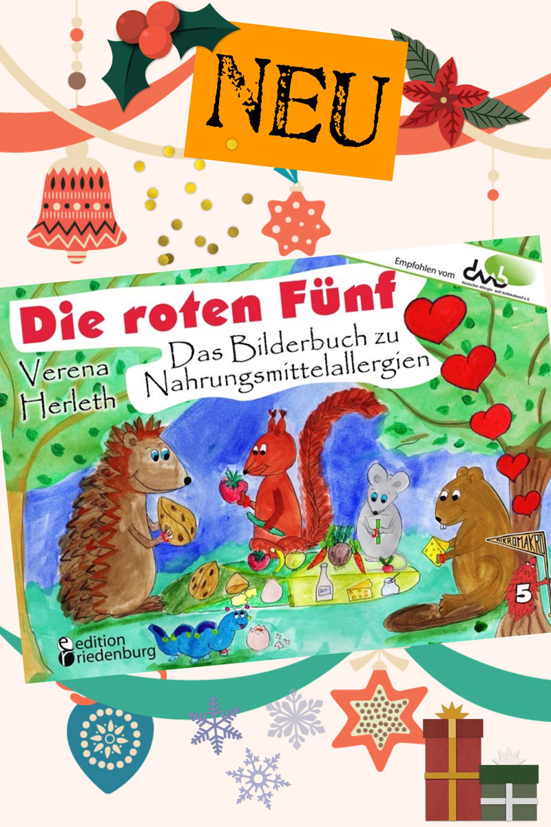 Die roten Fünf – Das Bilderbuch für Kinder mit Nahrungsmittelallergien