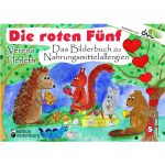 Die roten Fünf - Das Bilderbuch zu Nahrungsmittelallergien (Cover)