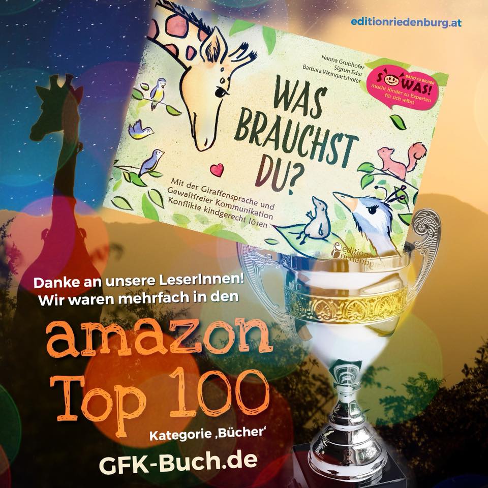 „Was brauchst du?“ bereits mehrfach in den amazon Top 100, Kategorie „Bücher“