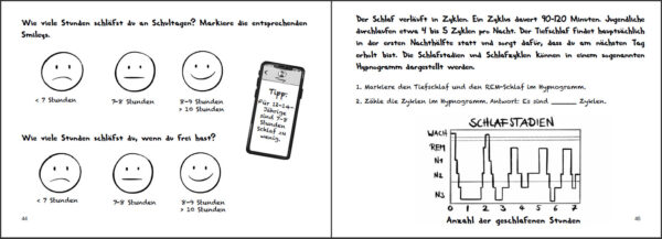 Genial im Schlaf - Geheimnisse aus dem Schlaflabor für Bestnoten und mehr Power am Tag (Innenansicht)