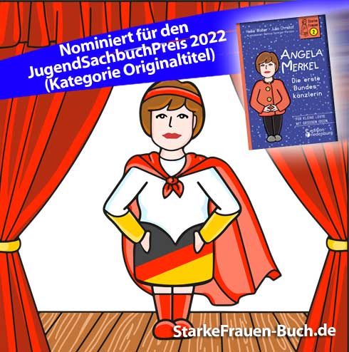 Angela Merkel auf der Shortlist zum JugendSachbuchPreis 2022 – TOP 5