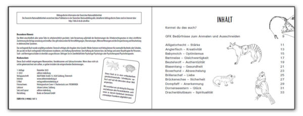 GFK Bedürfnisse zum Anmalen und Ausschneiden (Innenansicht)